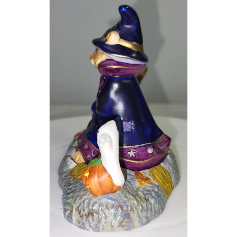 Partylite Abracadandle Halloween Wizard Cat Tea Light Candle Holder Snuffer